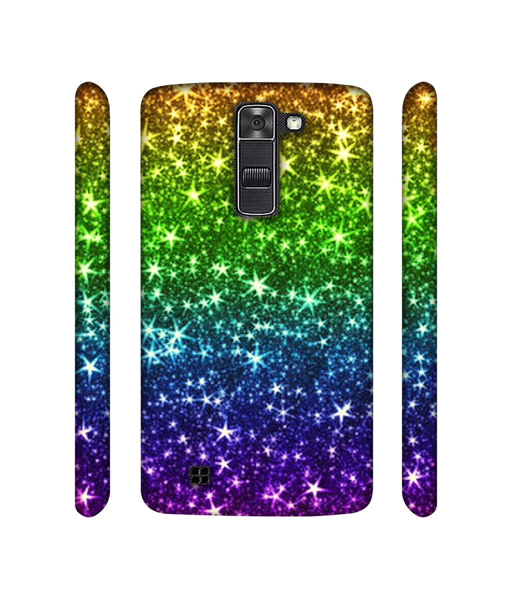 Amazon Brand - Solimo Designer Multicolor Stars 3D Printed Hard Back Case Mobile Cover for LG K7