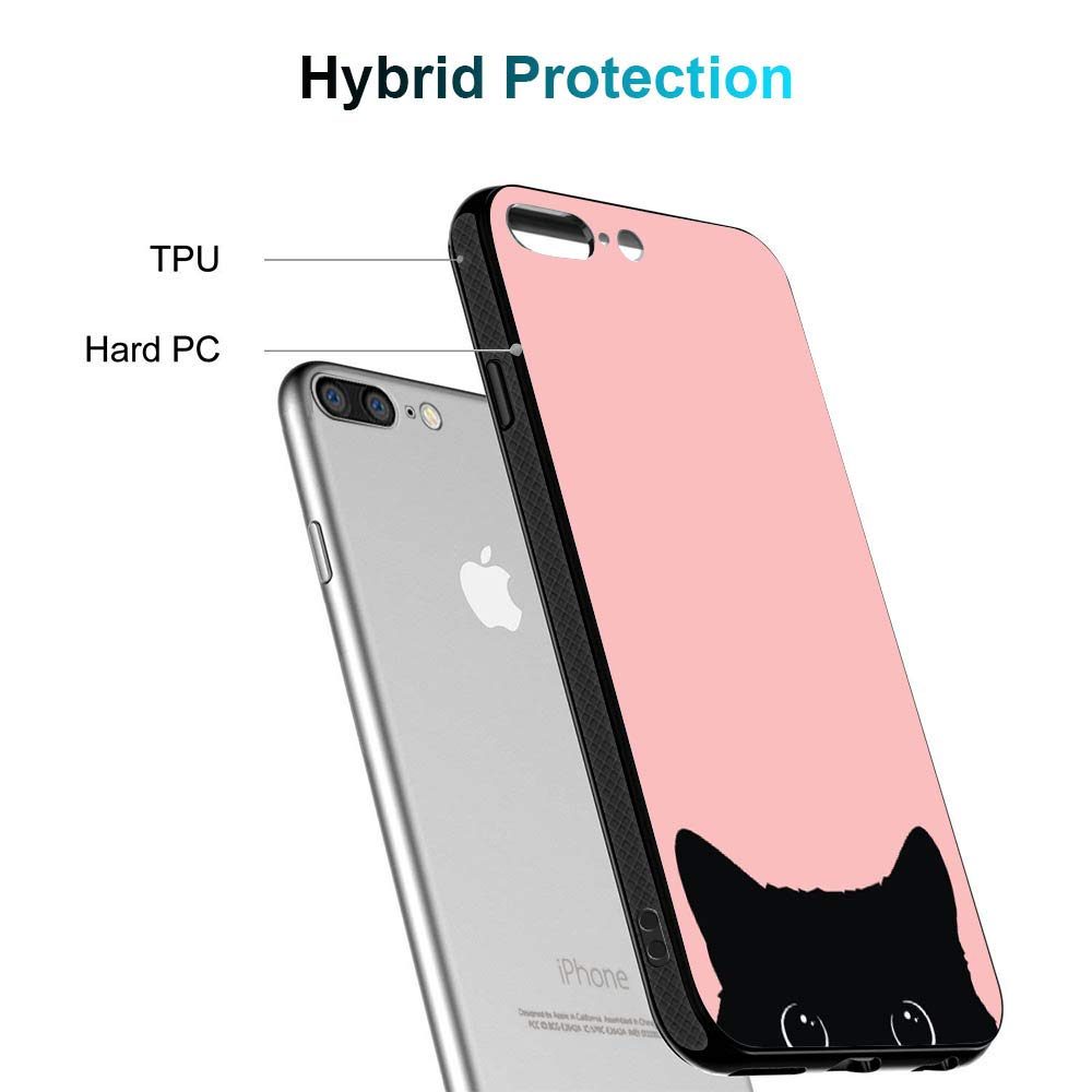 Amazon Brand - Solimo Designer Kitty Printed Hard Back Case Mobile Cover for Apple iPhone 8 Plus / 7 Plus (D1211)