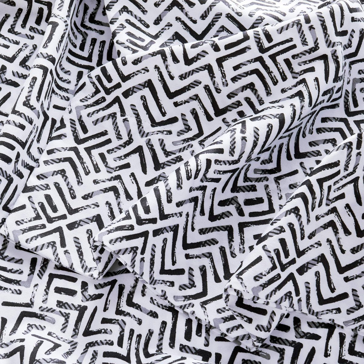 Rivet Boomerang Sateen Cotton Pillowcase Set