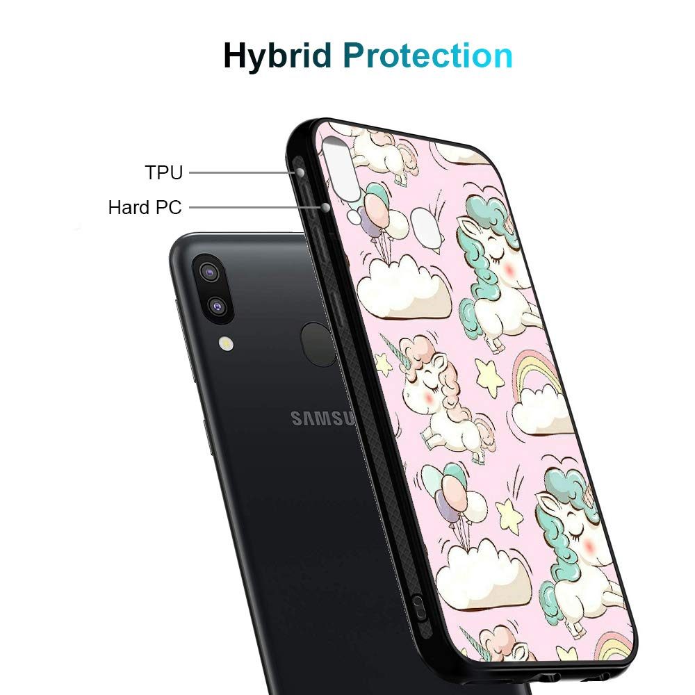 Amazon Brand - Solimo Designer Magical Unicorn Printed Hard Back Case Mobile Cover for Samsung Galaxy M20 (D1268)