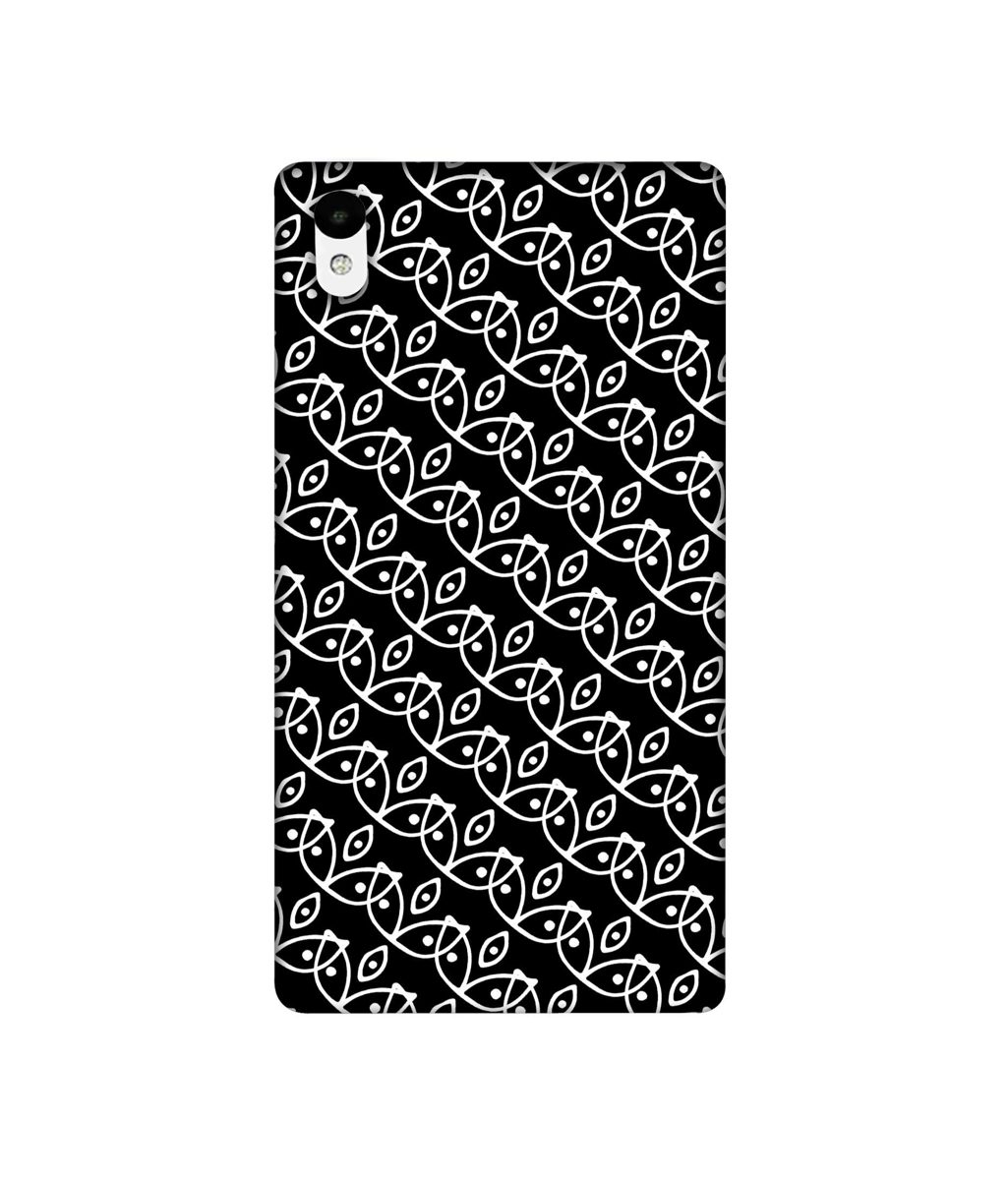 Amazon Brand - Solimo Designer White Pattern 3D Printed Hard Back Case Mobile Cover for Sony Xperia Z2