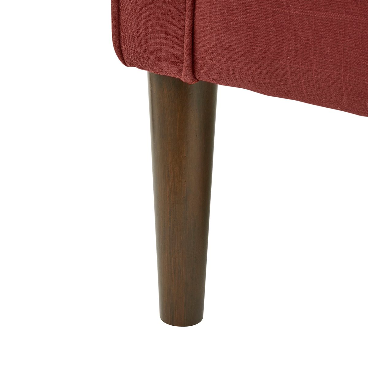 Amazon Brand – Stone & Beam Modern Sweeping Arm Accent Chair, 28"W, Merlot