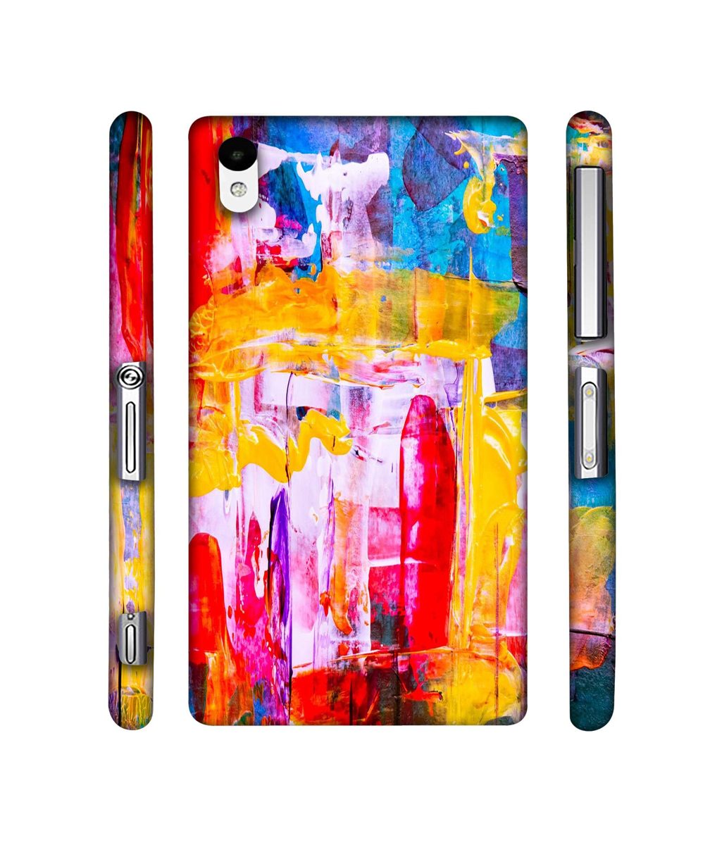 Amazon Brand - Solimo Designer Multicolor Canvas Paint 3D Printed Hard Back Case Mobile Cover for Sony Xperia Z2