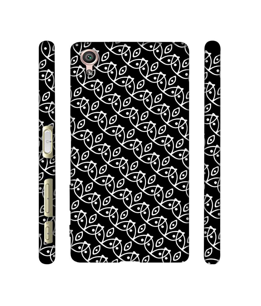 Amazon Brand - Solimo Designer White Pattern 3D Printed Hard Back Case Mobile Cover for Sony Xperia X