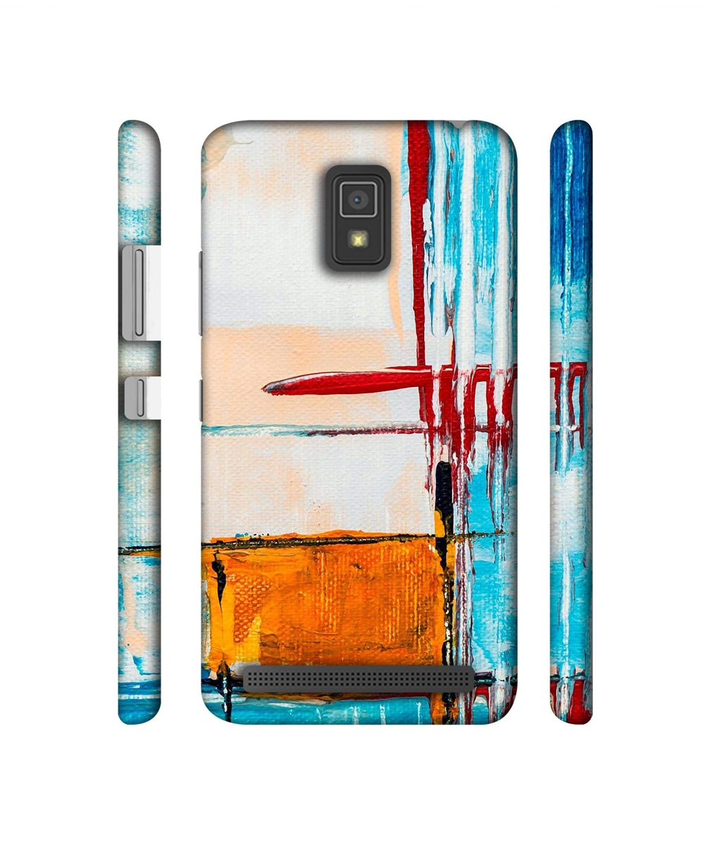 Amazon Brand - Solimo Designer Glass Paint 3D Printed Hard Back Case Mobile Cover for Lenovo A6600