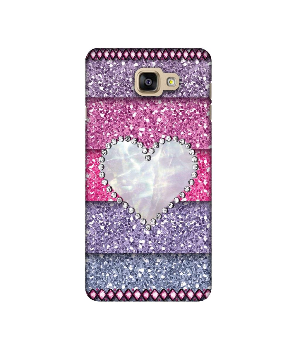 Amazon Brand - Solimo Designer Stone Heart 3D Printed Hard Back Case Mobile Cover for Samsung Galaxy A9 Pro