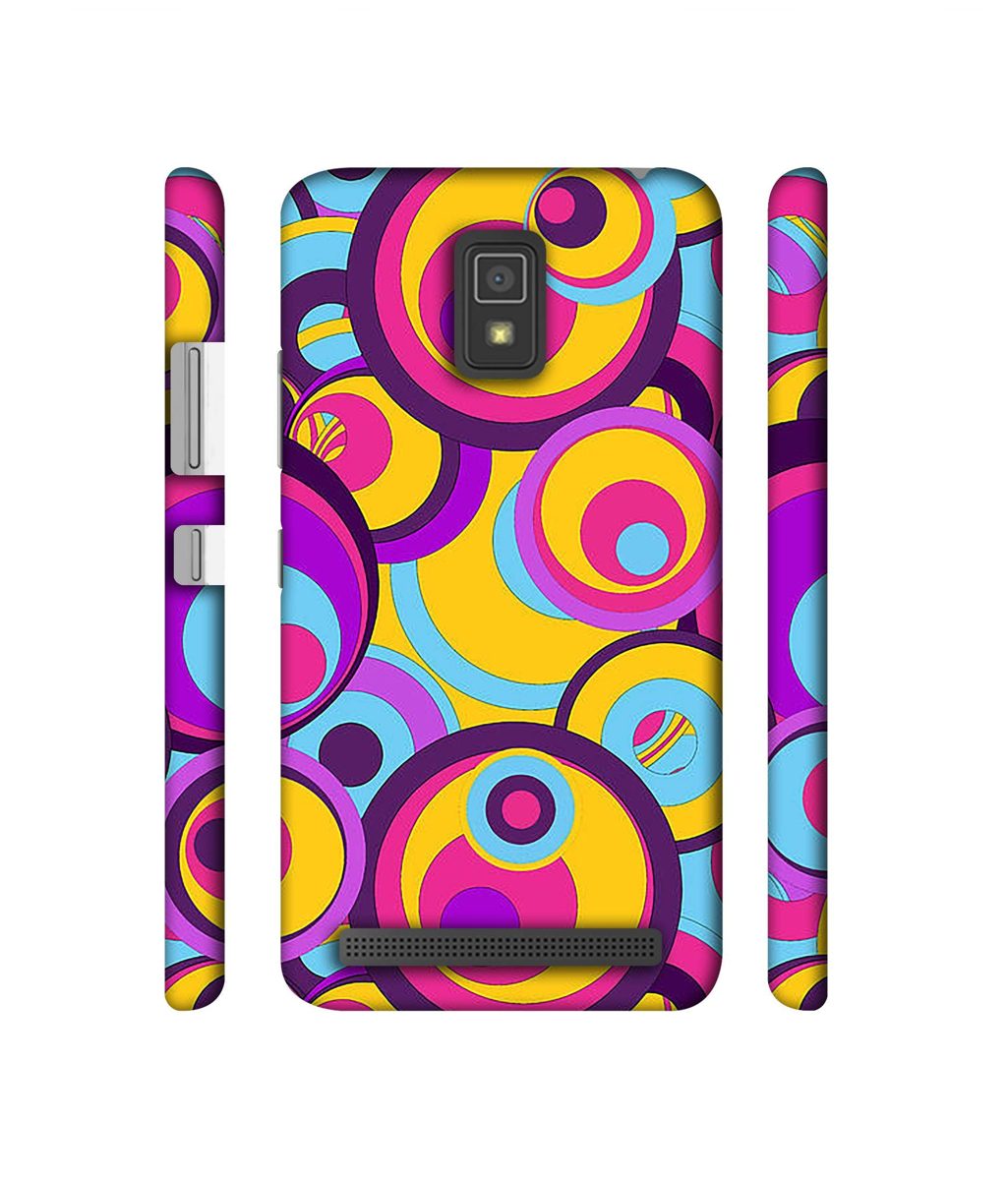 Amazon Brand - Solimo Designer Multicolor Circle 3D Printed Hard Back Case Mobile Cover for Lenovo A6600