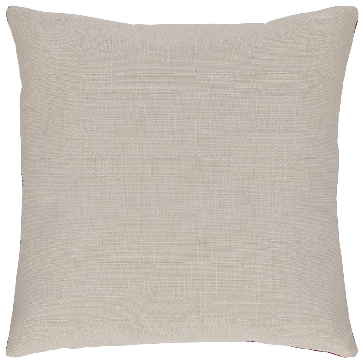 Amazon Brand – Rivet Mid-Century Graphic Throw Pillow - 17 x 17 Inch, Blue / Red