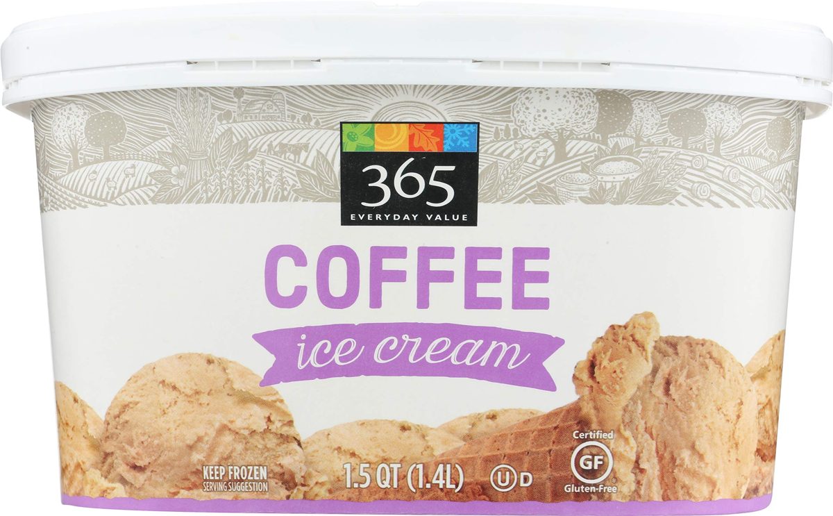 365 Everyday Value, Coffee Ice Cream, 48 oz (Frozen)