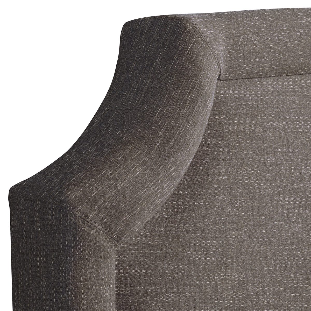 Amazon Brand – Stone & Beam Bridgewater Scalloped Queen Headboard, 71"W, Curious Charcoal