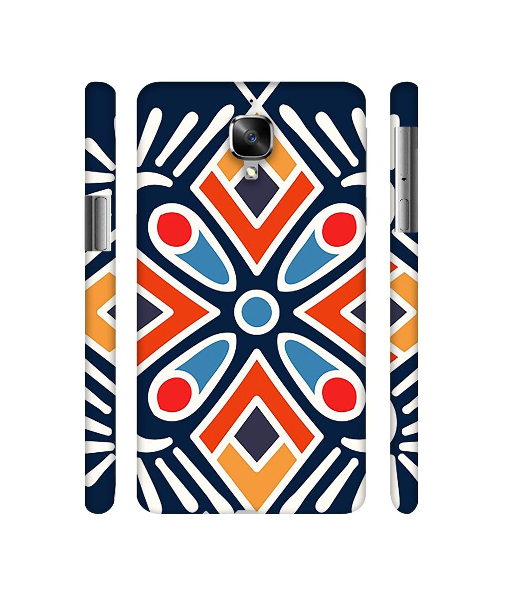 Amazon Brand - Solimo Designer Rangolee 3D Printed Hard Back Case Mobile Cover for OnePlus 3 / OnePlus 3T