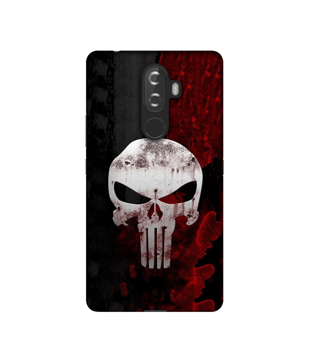 Amazon Brand - Solimo Designer Punisher Skull UV Printed Soft Back Case Mobile Cover for Lenovo K8 Note