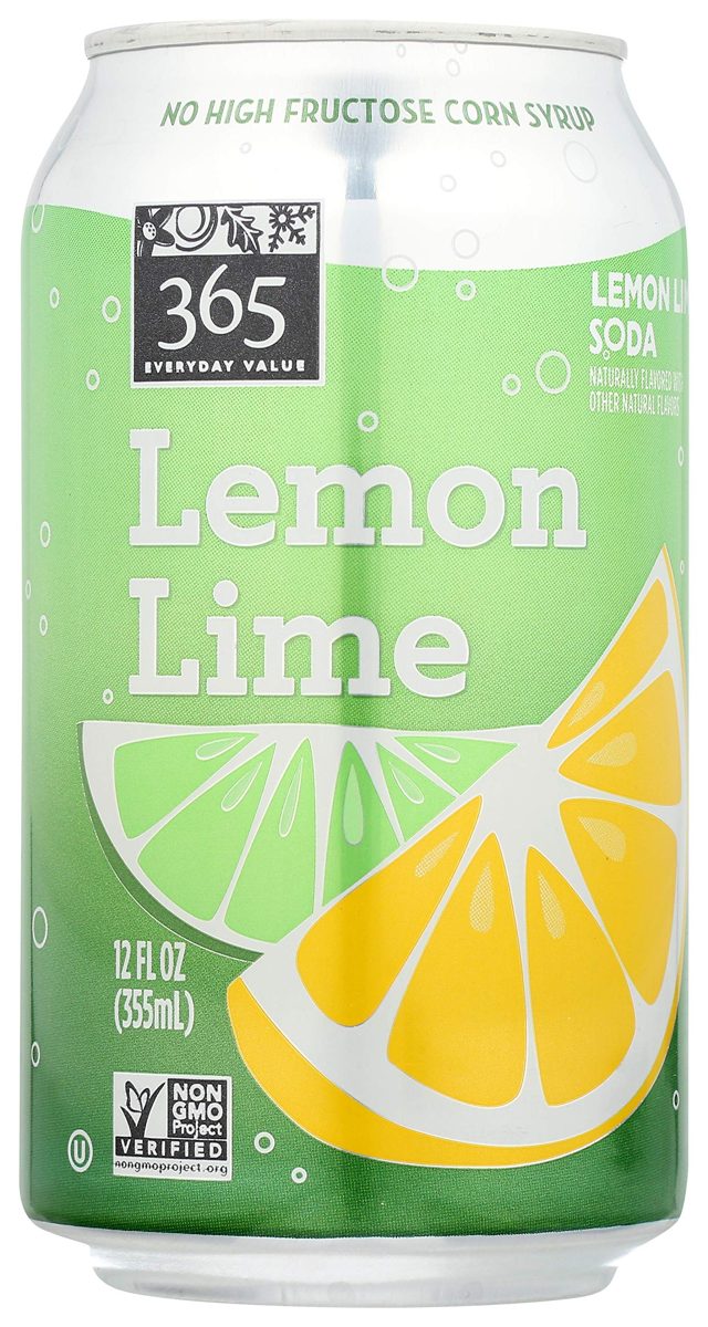 365 Everyday Value, Lemon Lime Soda, 6ct
