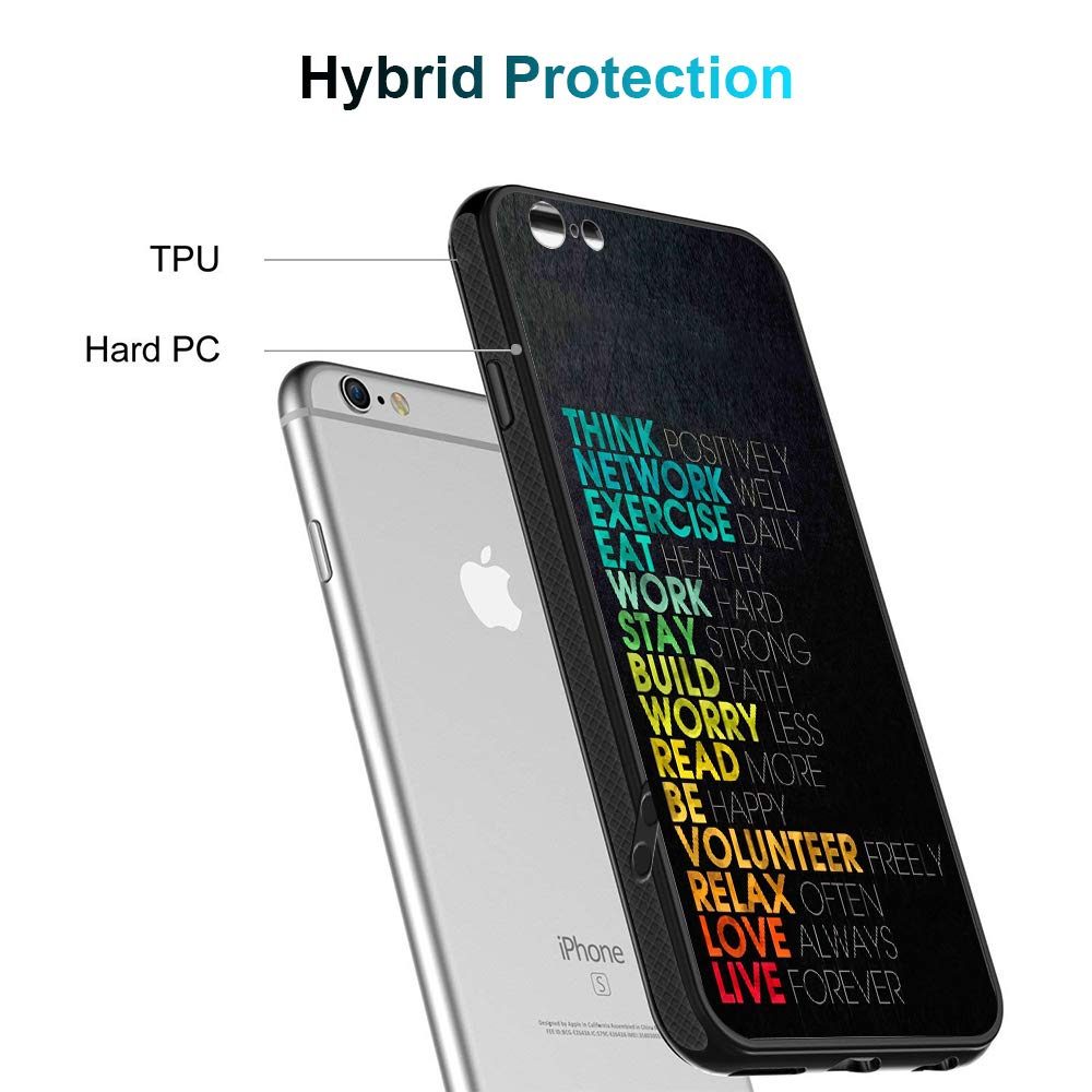 Amazon Brand - Solimo Designer Well Thought Printed Hard Back Case Mobile Cover forApple iPhone 6S Plus & 6 Plus (D1190)