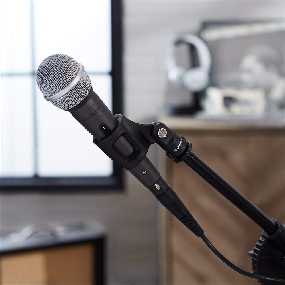 AmazonBasics Microphone Clip - Large Barrel Style - 2-Pack