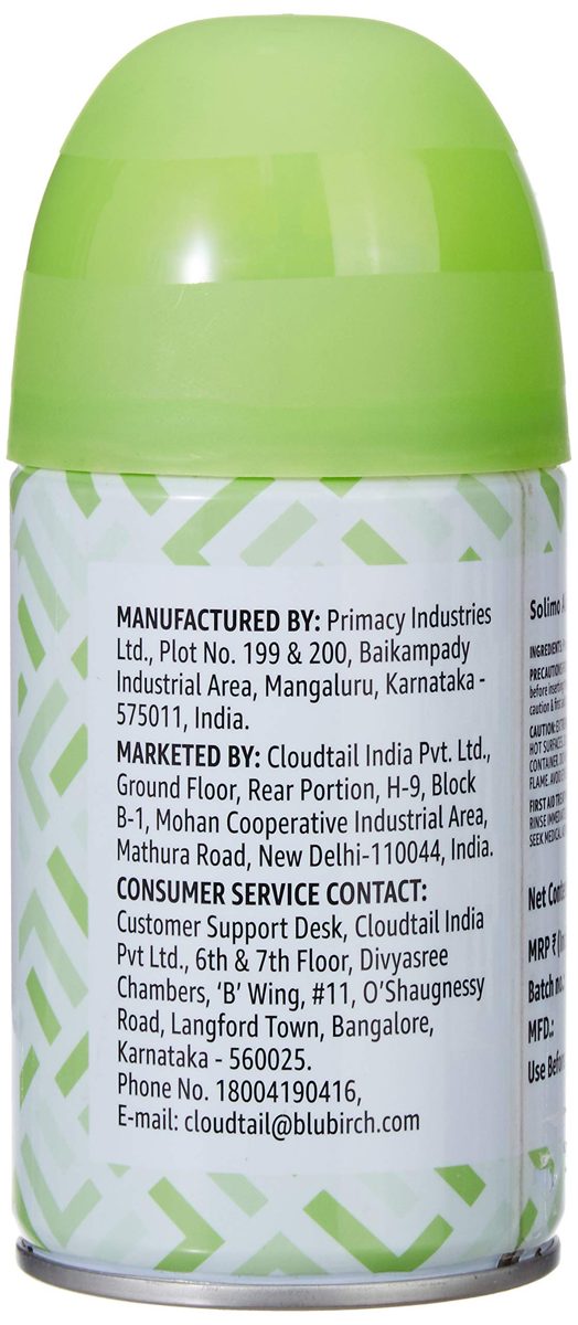 Amazon Brand - Solimo Automatic Air Freshener Refill - 250 ml (Morning Jasmine)
