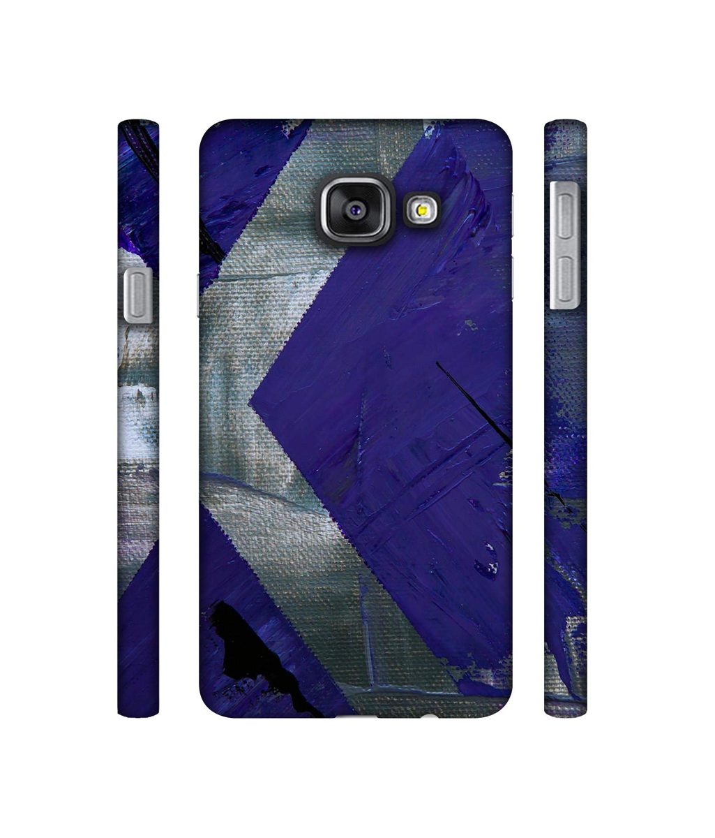 Amazon Brand - Solimo Designer Purple and Gray Texture 3D Printed Hard Back Case Mobile Cover for Samsung Galaxy A3 (2016)