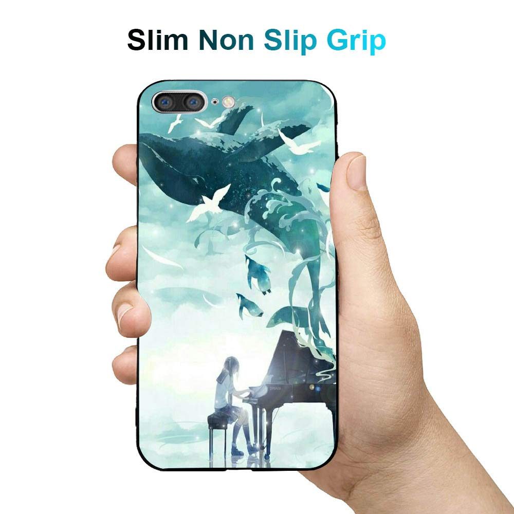 Amazon Brand - Solimo Designer Ocean Whale Hard Back Case Mobile Cover for Apple iPhone 8 Plus / 7 Plus (D1253)