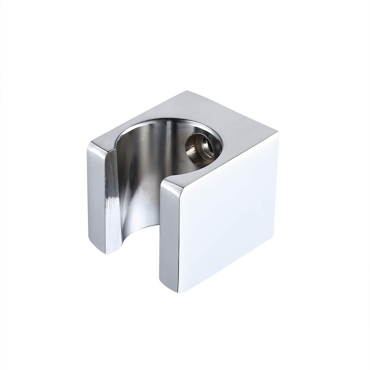 UMI.All Brass Handheld Shower Head Holder Bracket Wall Mount for Bathroom Hand Sprayer Wand or Toilet Hand Held Bidet Spray Square Chrome, C107-CH