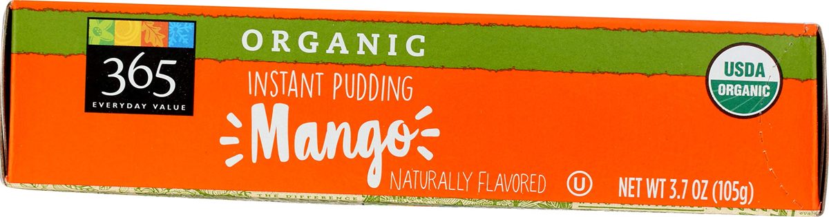 365 Everyday Value, Organic Instant Pudding, Mango, 3.7 oz