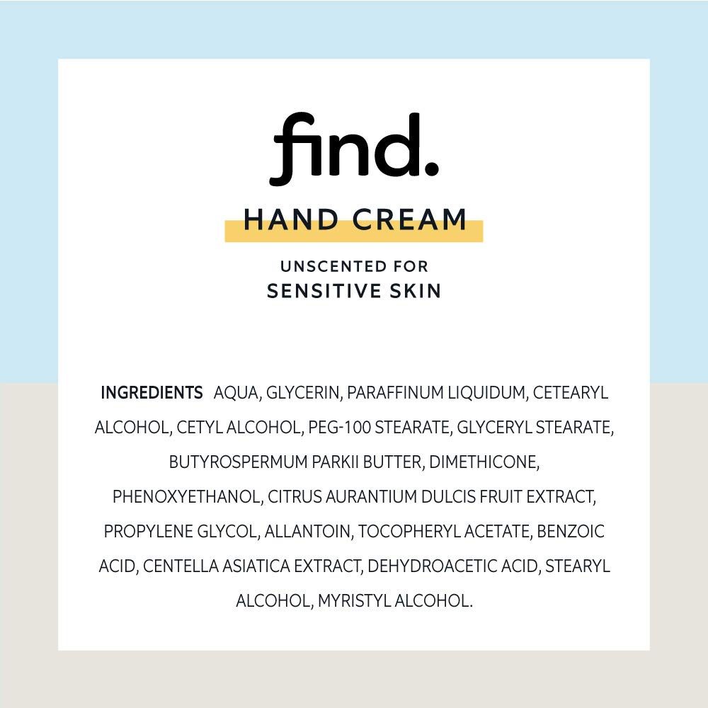 FIND - Unscented Hand Cream for sensitive skin (4x75ml)