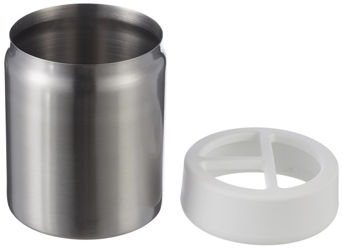 AmazonBasics Stainless Steel Toothbrush Holder