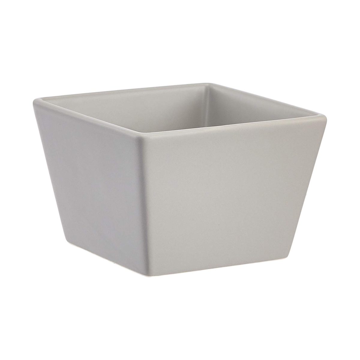 AmazonBasics Tabletop Planter, Square - Grey/Copper