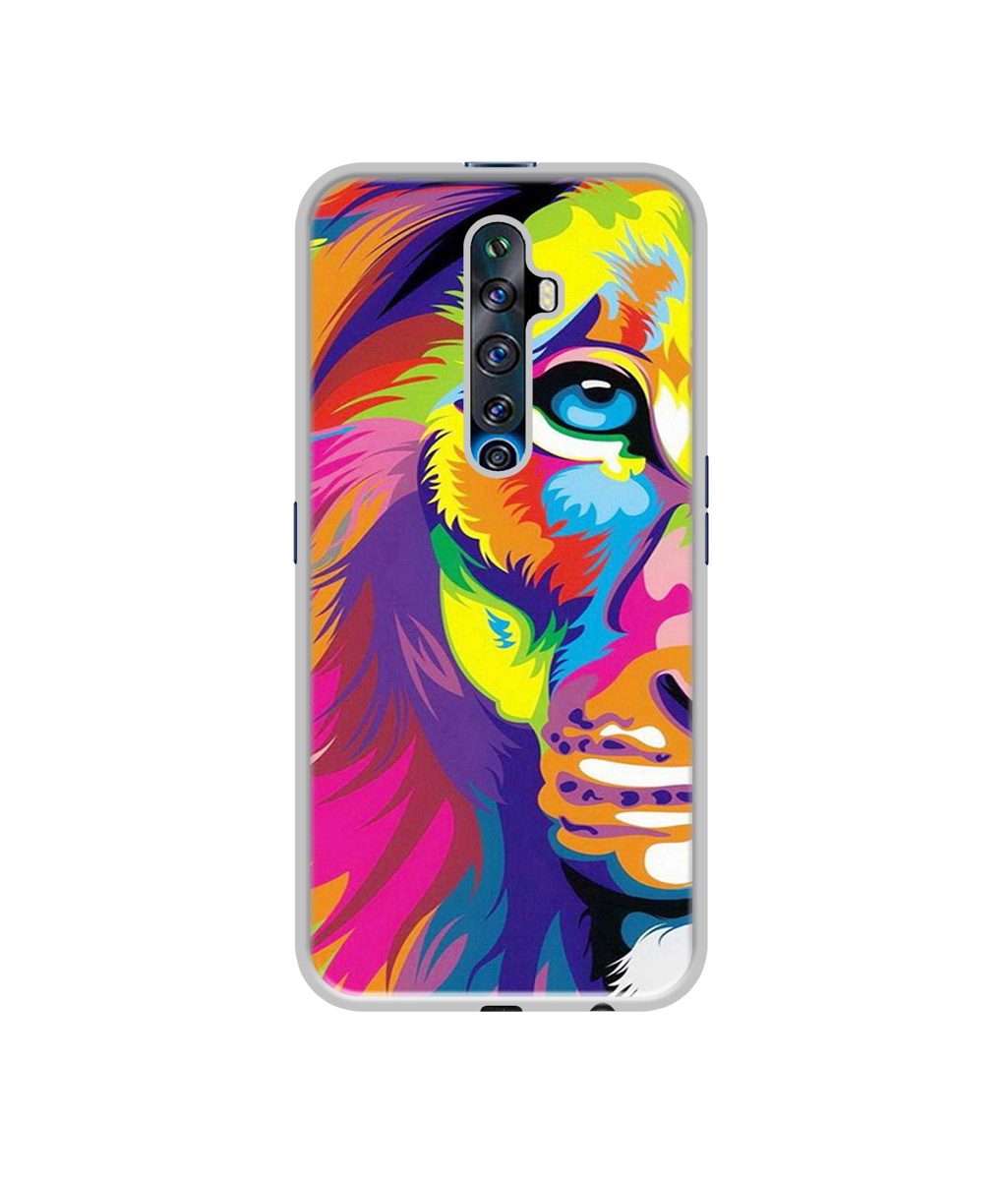 Amazon Brand - Solimo Designer Funny Cat Pattern Print UV Printed Soft Back Case Mobile Cover for Oppo Reno 2Z