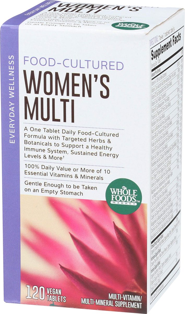 Whole Foods Market, Food-Cultured Once Daily Women's Multi, 120 ct