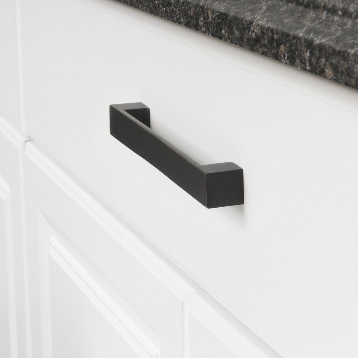 AmazonBasics Short Modern Cabinet Handle, 8.94" Length (7.56" Hole Center), Oil Rubbed Bronze, 10-Pack