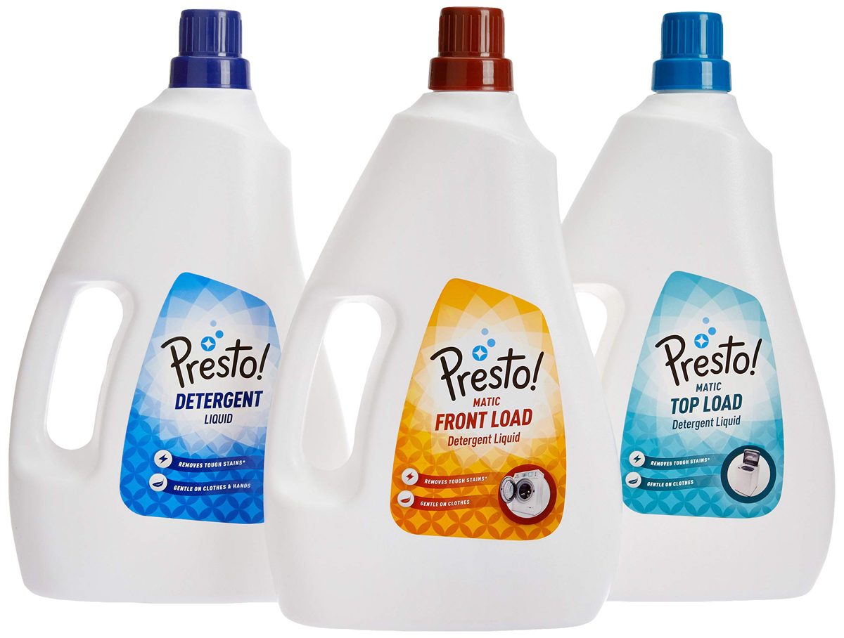 Amazon Brand - Presto! Laundry Detergent Liquid - 1 L