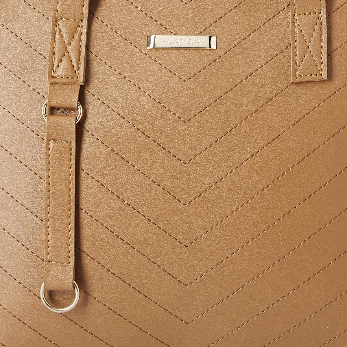 Flavia Women's Handbag (Camel)