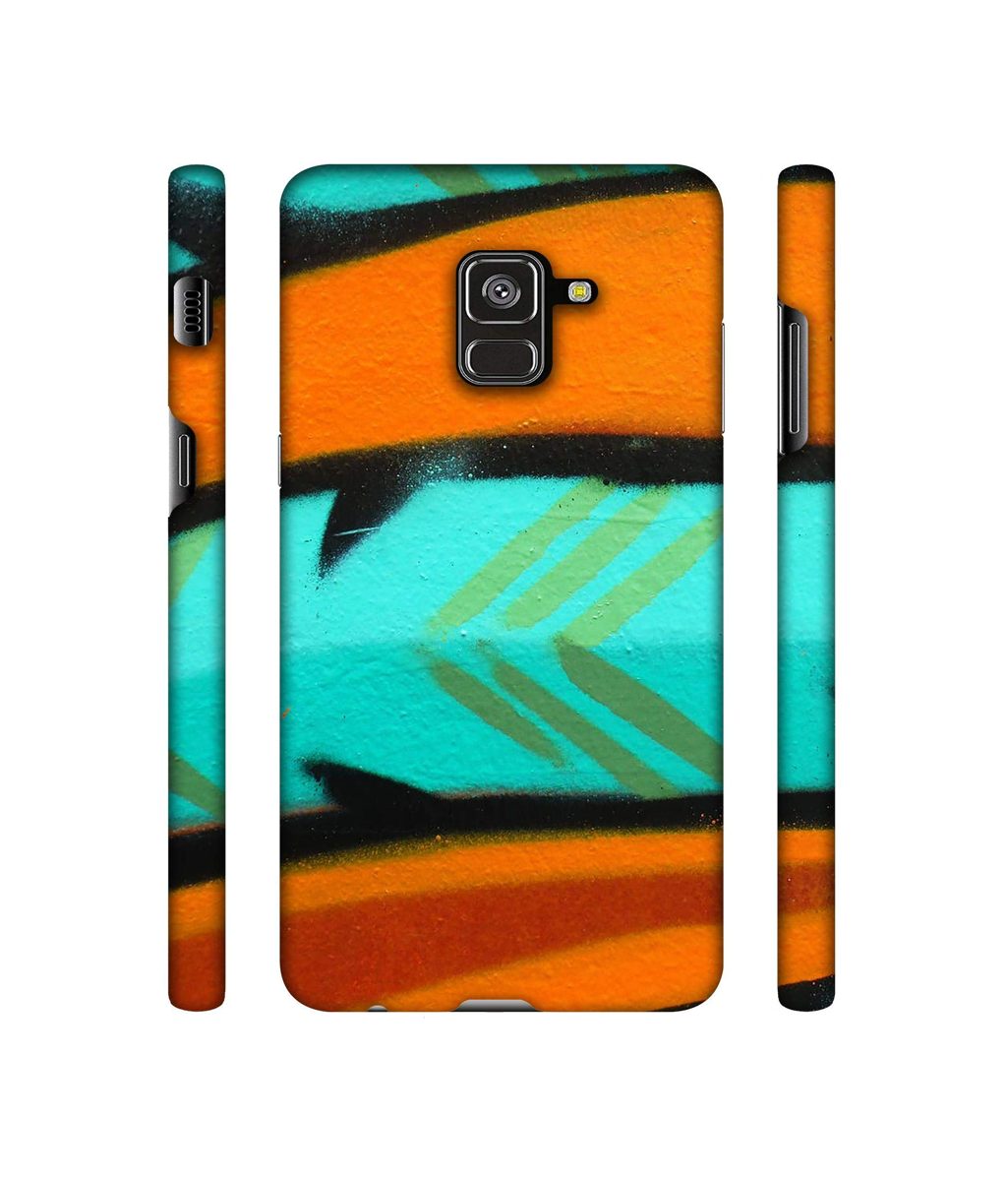 Amazon Brand - Solimo Designer Brush Art 3D Printed Hard Back Case Mobile Cover for Samsung Galaxy A8 Plus