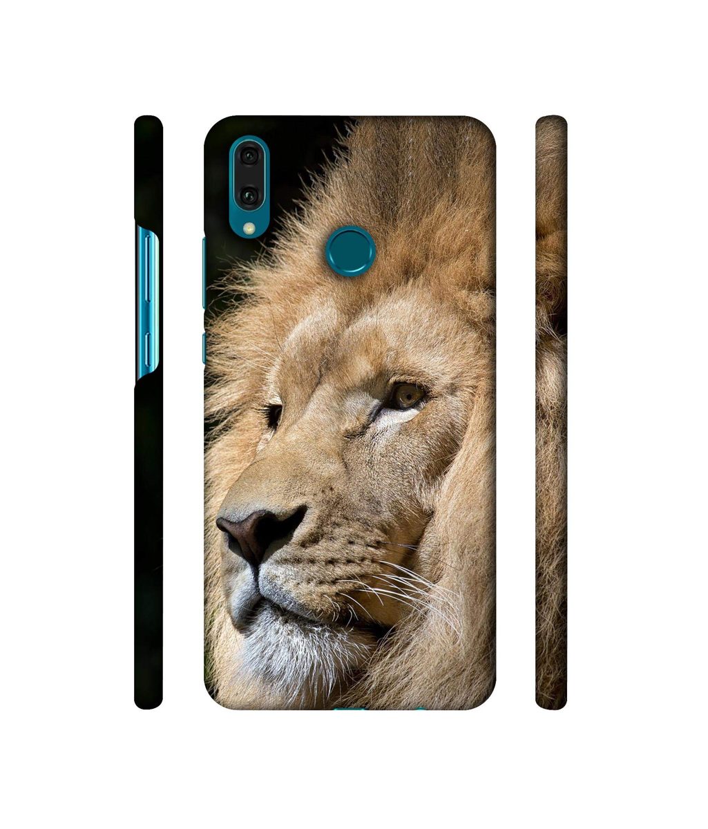 Amazon Brand - Solimo Designer Lion 3D Printed Hard Back Case Mobile Cover for Huawei Y9 (2019)