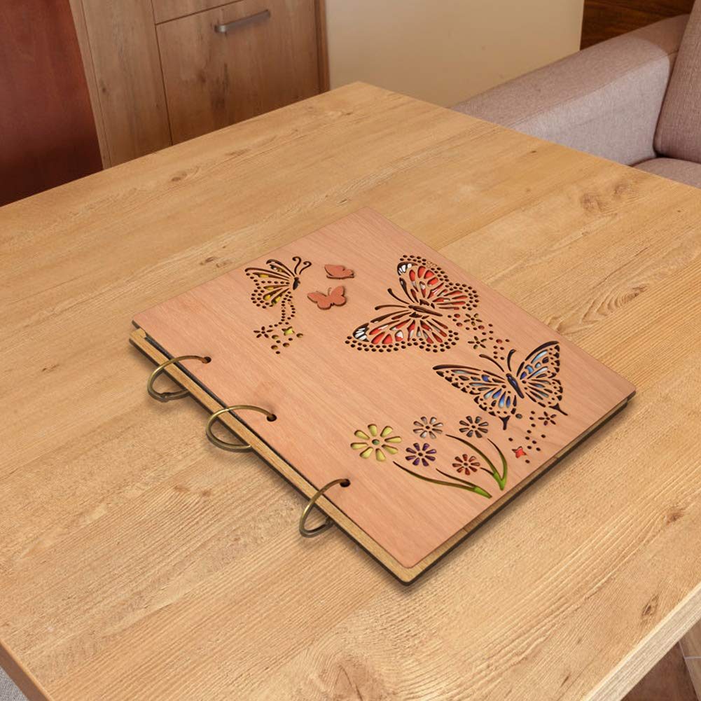 UMI. Essentials 13 x 18 Butterfly Photo Album for 120 Pictures