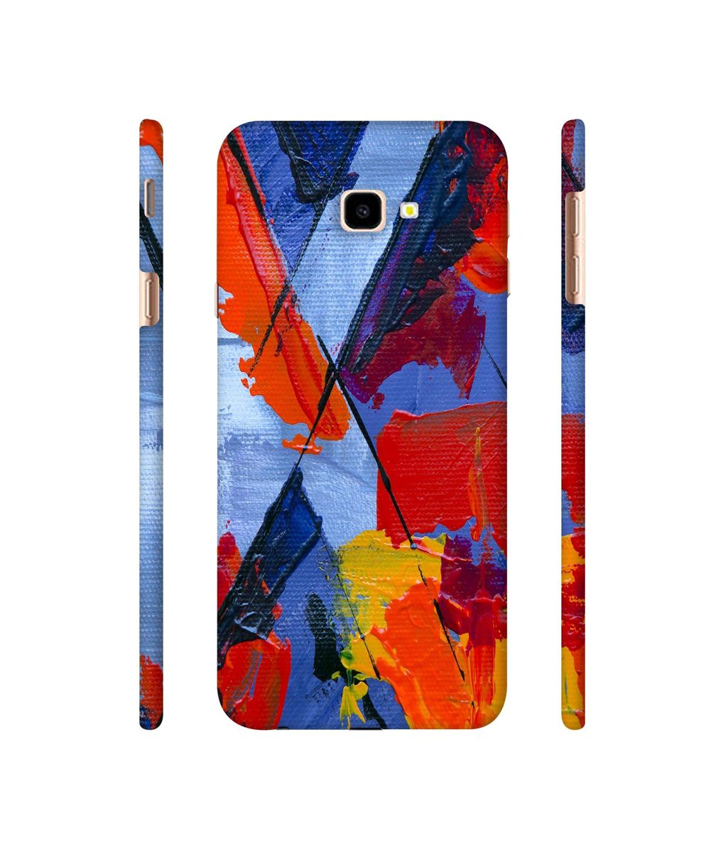 Amazon Brand - Solimo Designer X Multicolor Texture 3D Printed Hard Back Case Mobile Cover for Samsung Galaxy J4 Plus