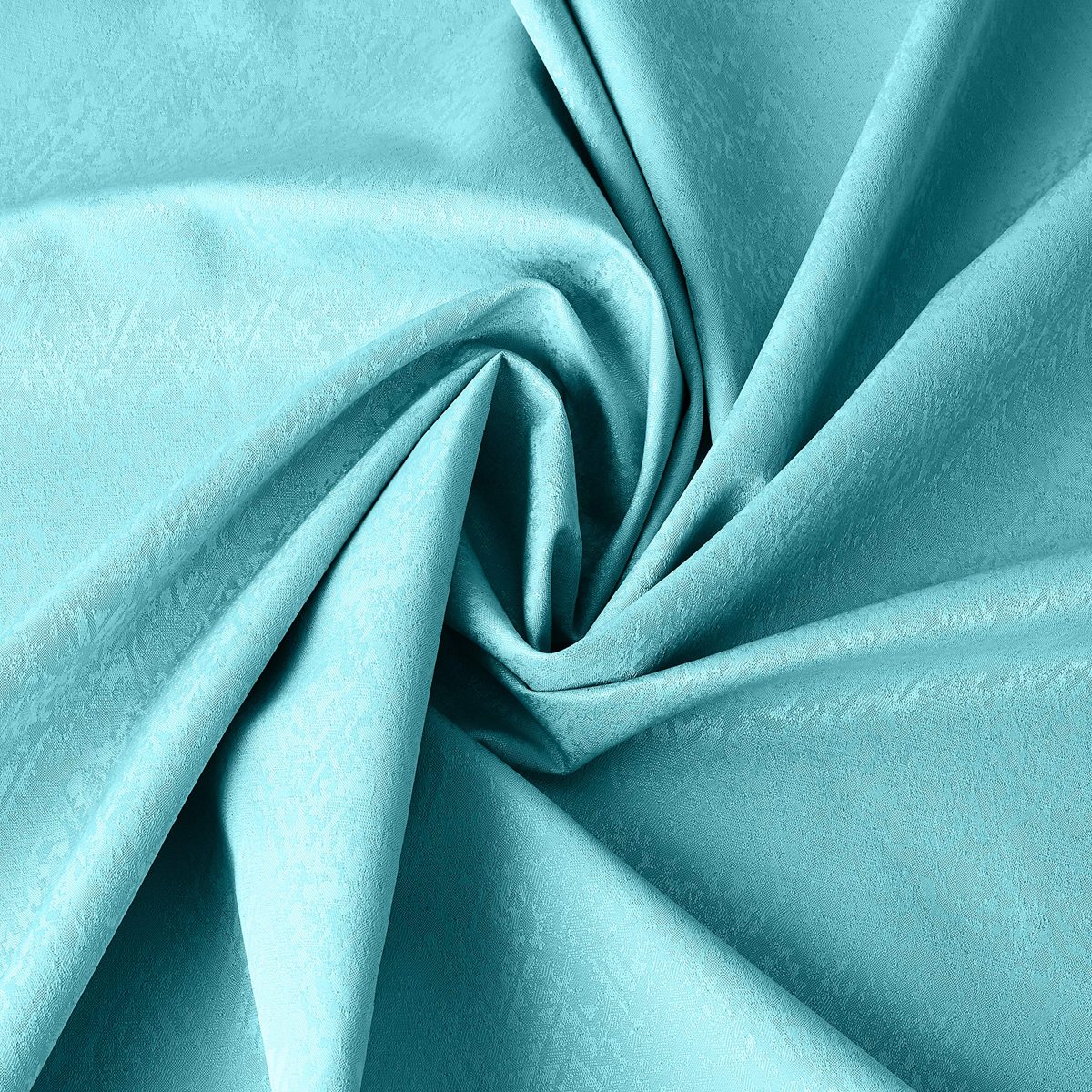 Amazon Brand - Solimo Magnolia Door Curtain, 7 feet - Set of 1 (Turquoise Blue)