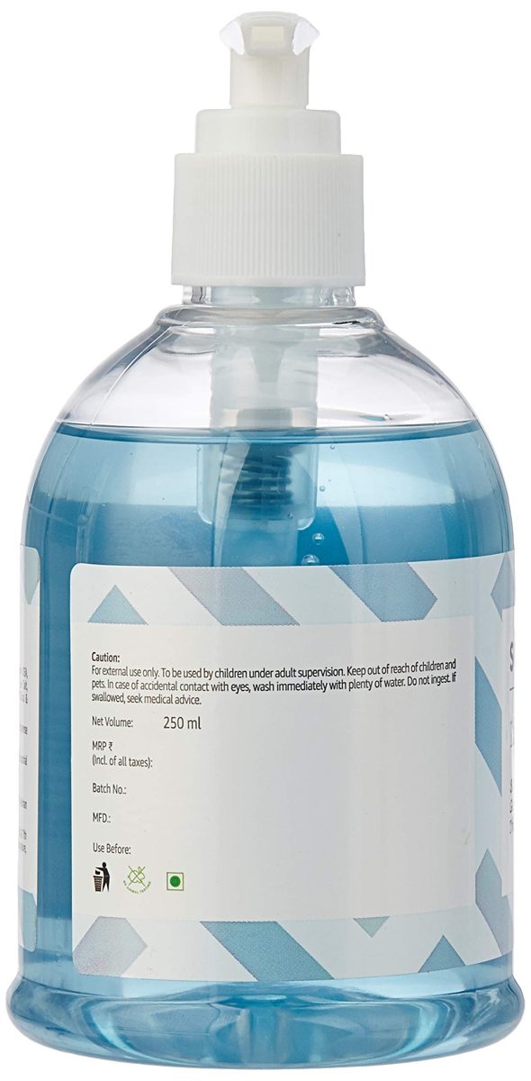 Amazon Brand - Solimo Handwash Liquid, Sea Minerals - 250 ml
