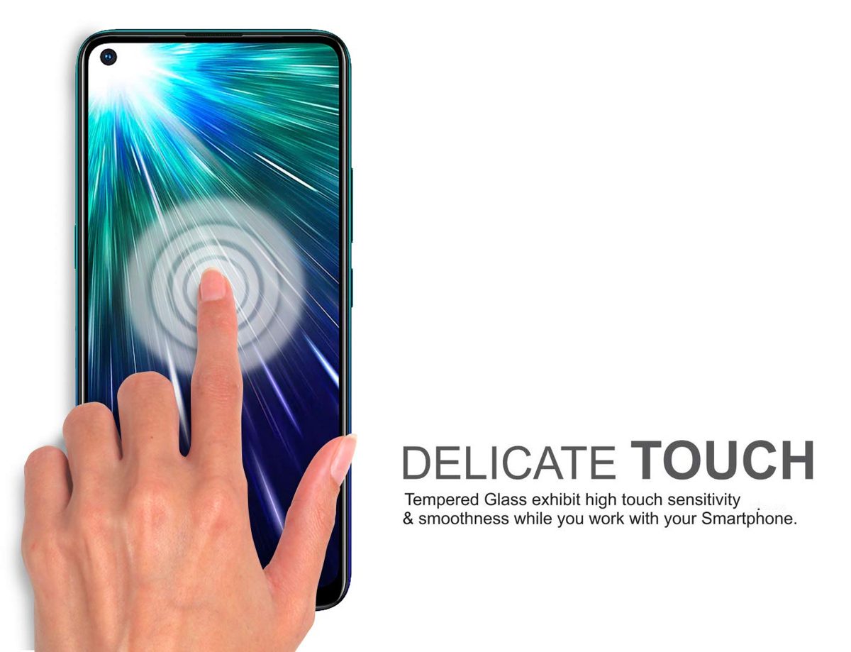 Amazon Brand - Solimo Premium Full Body Tempered Glass for Vivo Z1 Pro with Installation Kit (Black)