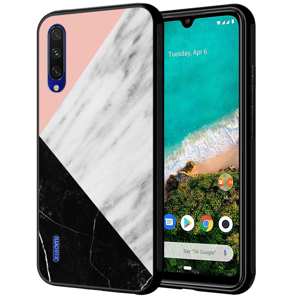 Amazon Brand - Solimo Designer Marble Printed Hard Back Case Mobile Cover for Mi A3 (D1165)