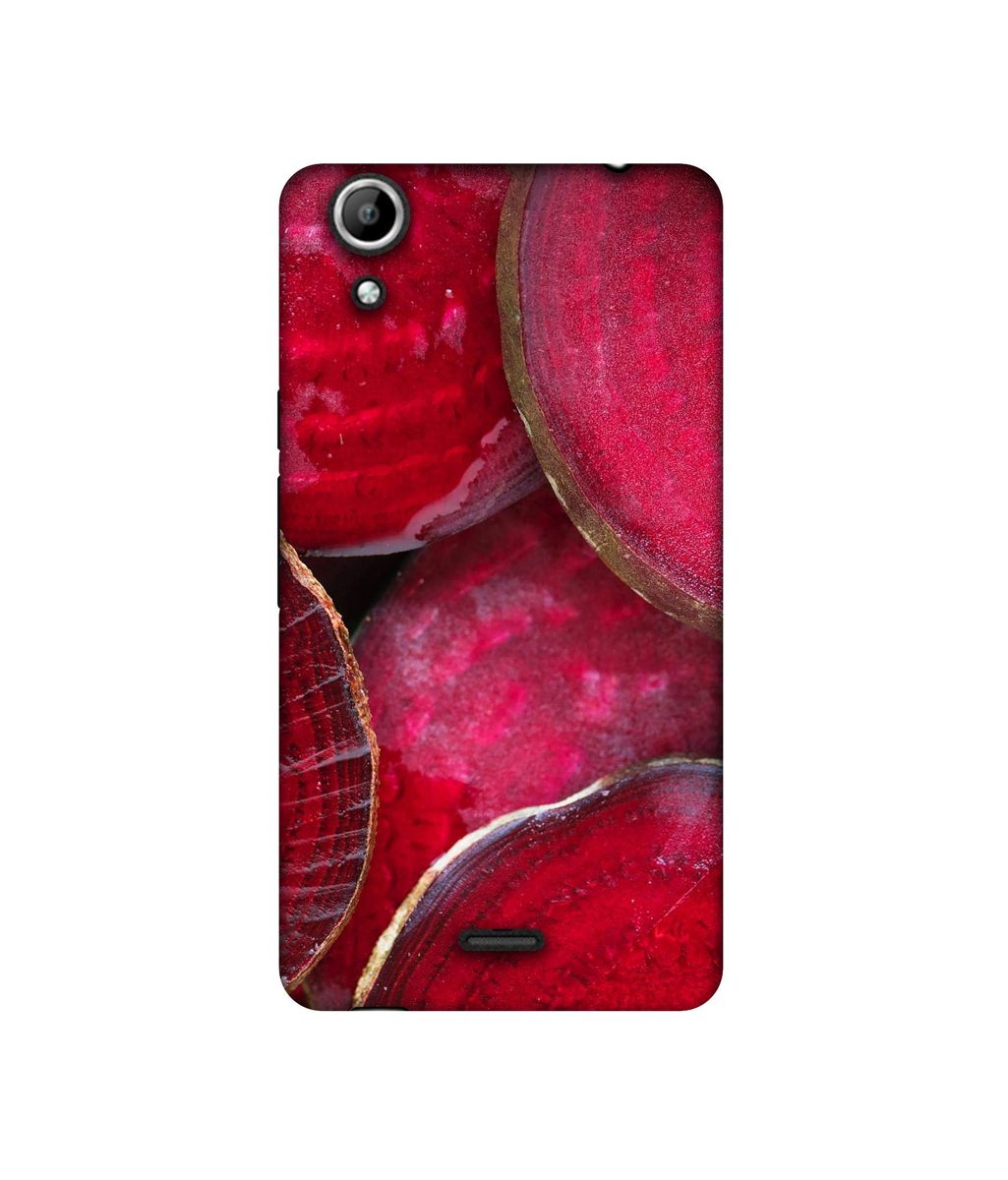 Amazon Brand - Solimo Designer Red Texture 3D Printed Hard Back Case Mobile Cover for Micromax Canvas Selfie 2 Q340