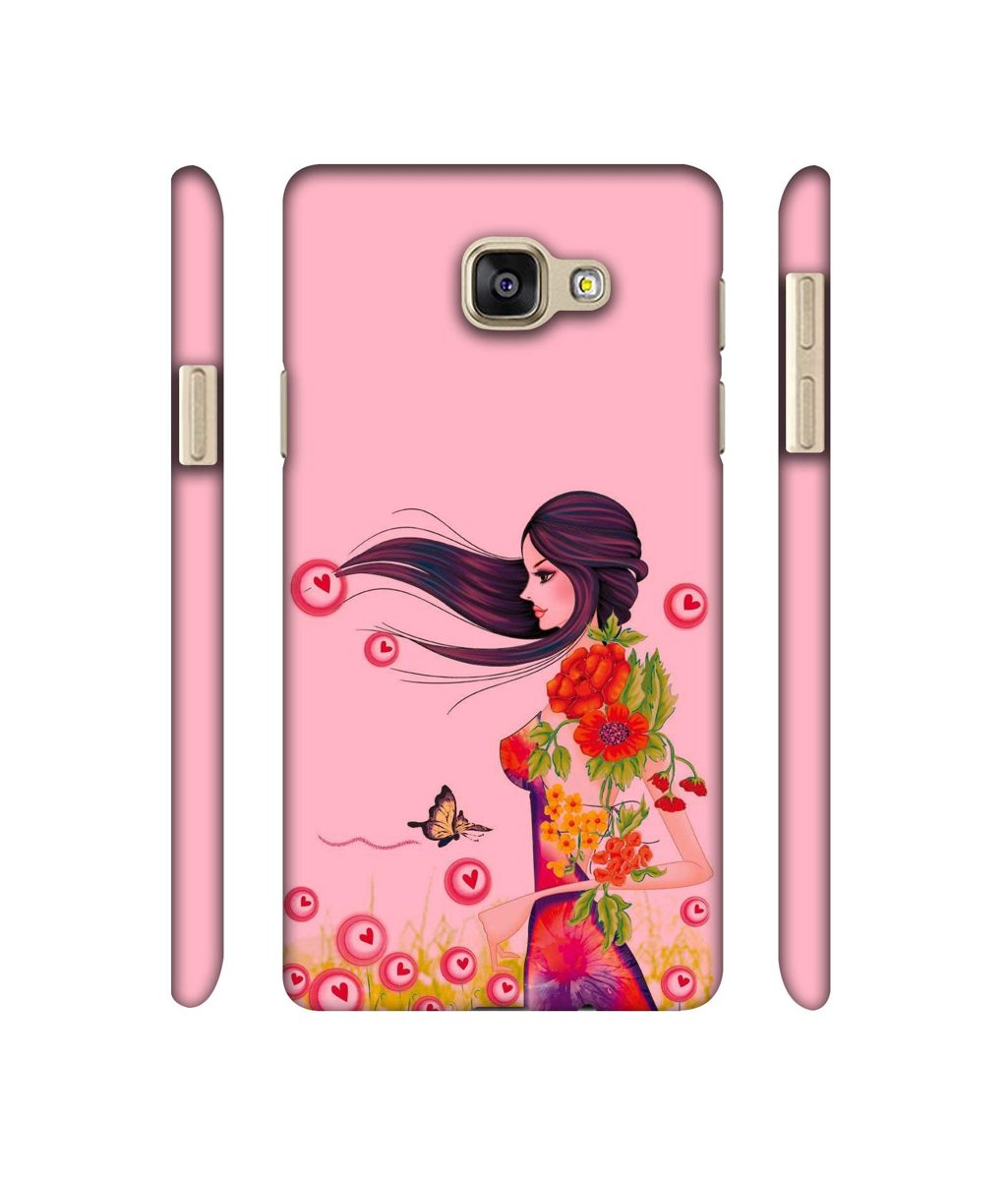 Amazon Brand - Solimo Designer Lady Vector Pattern 3D Printed Hard Back Case Mobile Cover for Samsung Galaxy A5 (2016)