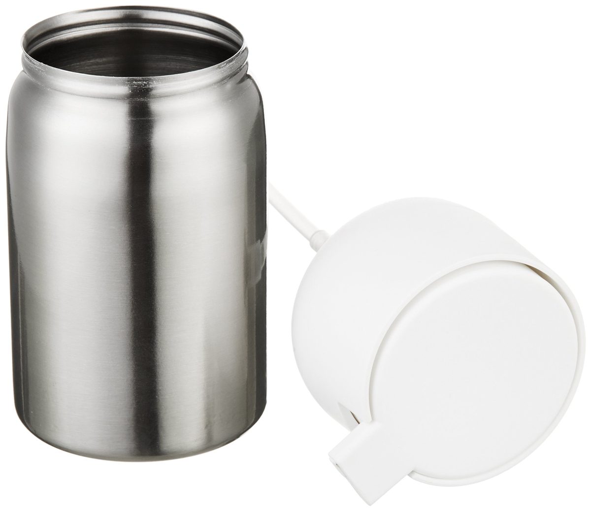 AmazonBasics Stainless Steel Soap Pump - White
