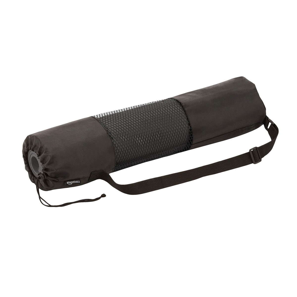 AmazonBasics 1/4-Inch Thick TPE Yoga Mat 6 Piece Set, IRYJT010T-BK, Black, 1/4-Inch
