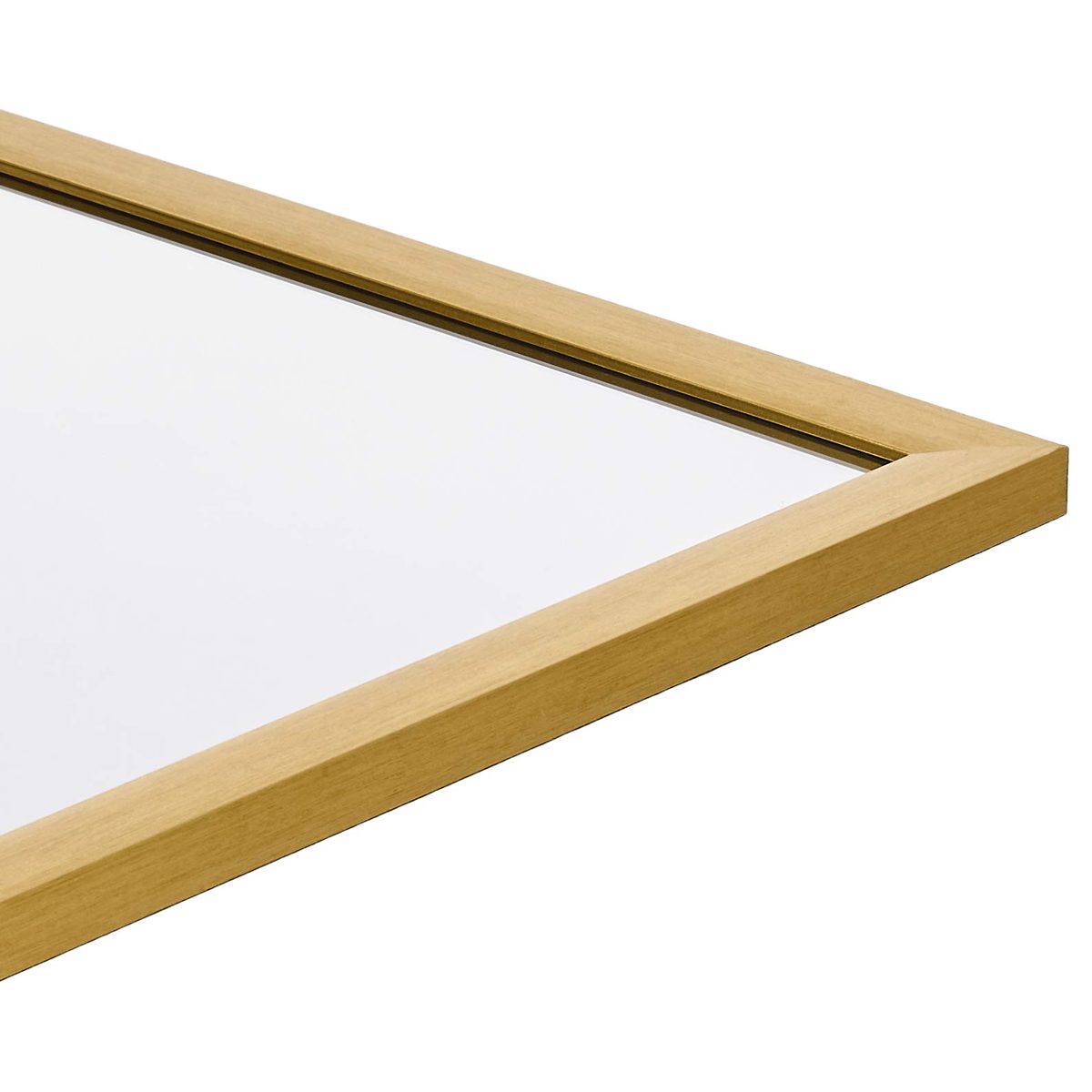 Amazon Basics Rectangular Wall Mirror 30" x 40" - Standard Trim, Brass