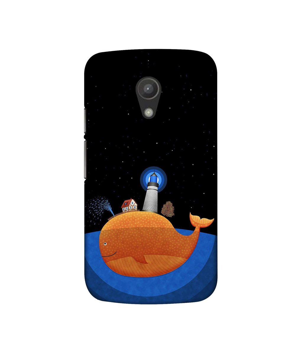 Amazon Brand - Solimo Designer Whale 3D Printed Hard Back Case Mobile Cover for Motorola Moto G 2nd Generation