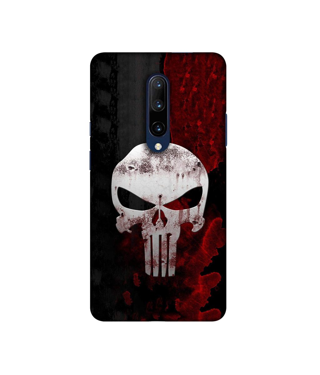 Amazon Brand - Solimo Designer Punisher Skull 3D Printed Hard Back Case Mobile Cover for OnePlus 7 Pro