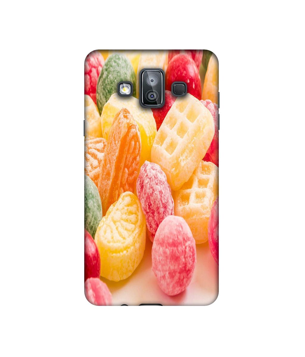 Amazon Brand - Solimo Designer Color Candies 3D Printed Hard Back Case Mobile Cover for Samsung Galaxy J7 Duo