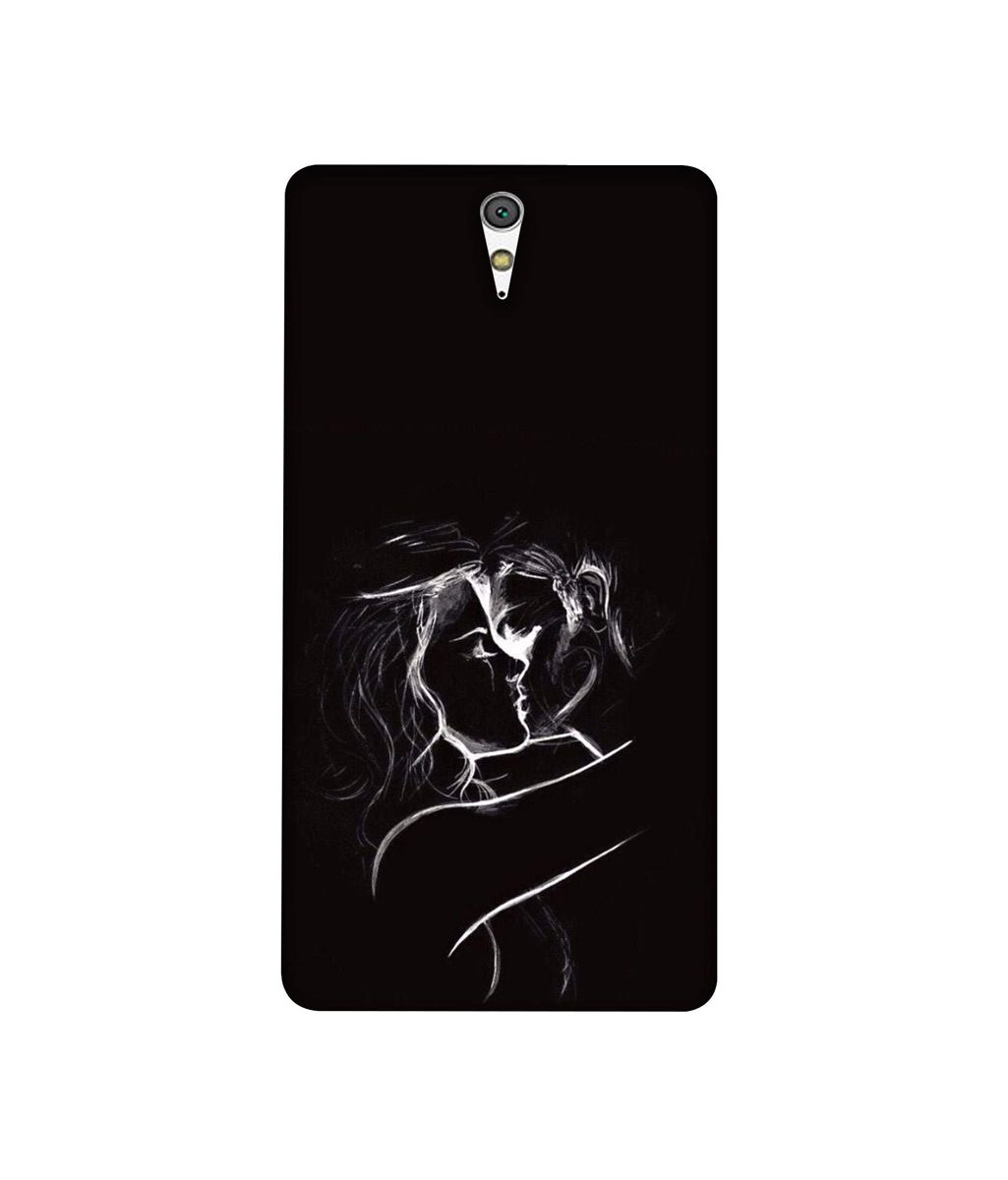 Amazon Brand - Solimo Designer Kissing Couple 3D Printed Hard Back Case Mobile Cover for Sony Xperia C5 Ultra Dual