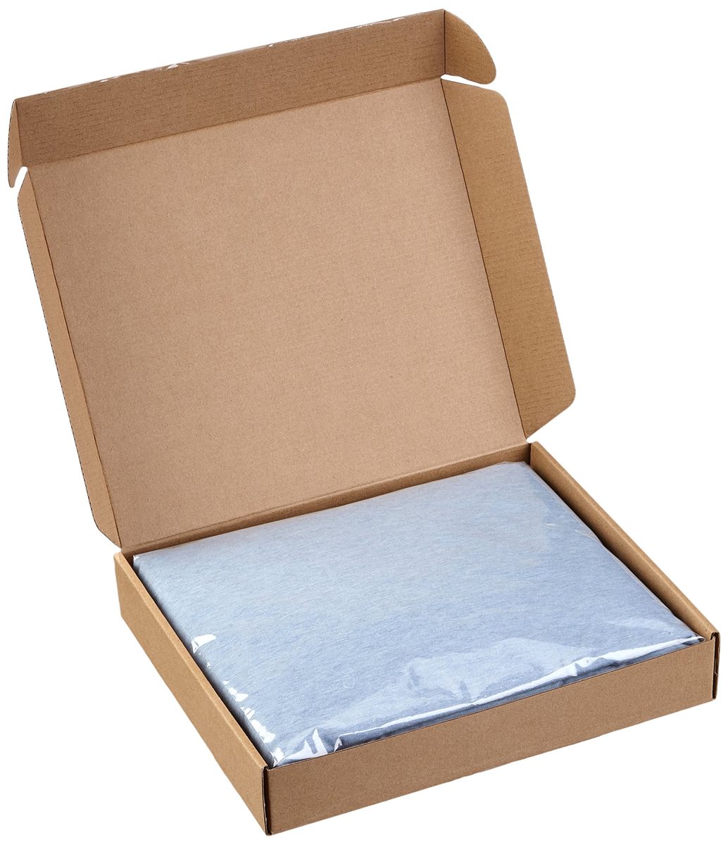 AmazonBasics Heather Jersey Baby Fitted Sheet